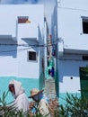 Streets of Medina of Tetuan, Marocco Royalty Free Stock Photo