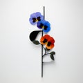 Colorful Graphic Art: Sculptural Arrangements By Harry Reiberg