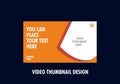Colorful graphic of video thumbnail