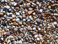 Colorful gravel rocks
