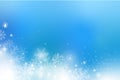 Colorful gredient abstract background with snow flake winter season. Royalty Free Stock Photo
