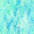 Colorful green and blue wavy  pattern   abstract background Royalty Free Stock Photo