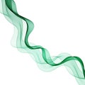 colorful green wave. Layout for advertising. eps 10 Royalty Free Stock Photo