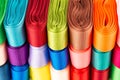 Colorful grosgrain ribbons Royalty Free Stock Photo