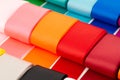 Colorful grosgrain ribbons Royalty Free Stock Photo