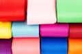 Colorful grosgrain ribbons