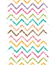 Colorful grunge chevron vertical border seamless Royalty Free Stock Photo
