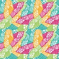 Colorful grunge ethnic background. Seamless vector pattern. Ethnic vector illustration handmade.