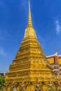 Colorful Guardians Gold Stupa Pagoda Grand Palace Bangkok Thailand