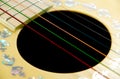 Colorful guitar Royalty Free Stock Photo