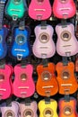 Colorful guitars Royalty Free Stock Photo