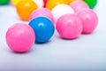 Colorful gum balls Royalty Free Stock Photo