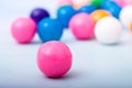 Colorful gum balls Royalty Free Stock Photo