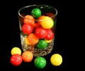 Colorful gumballs.