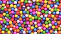 Colorful gumballs background. Assorted brightly colored candy gumballs or dragees