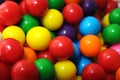 Colorful gummy ball candies