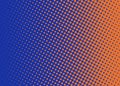 Colorful hafltone background pattern dots blue - orange