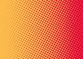 Colorful hafltone background pattern dots red - yellow