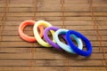 Colorful hair bands Royalty Free Stock Photo