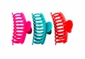 Colorful hair clip Royalty Free Stock Photo