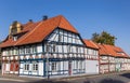 Colorful half timbered houses in Duderstadt