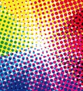 Colorful halftone background Royalty Free Stock Photo