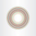 colorful halftone squares circle abstract background vector Royalty Free Stock Photo