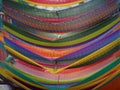 Colorful hammocks Royalty Free Stock Photo