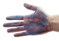 Colorful hand Royalty Free Stock Photo