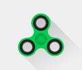 Colorful Hand spinner flat vector illustration.