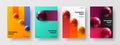 Colorful handbill vector design layout composition