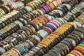 Colorful handmade leather bracelets