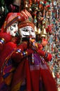 Colorful handmade traditional puppets for sale, Rajasthan,India