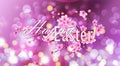 Colorful Happy Easter greeting card Royalty Free Stock Photo