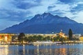 Harbor Lights Lake Mount Pilatus Yachts Lucerne Switzerland