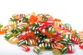 Colorful hard candy background