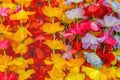 Colorful Hawaiian Artificial Leis Waikiki Honolulu Hawaii