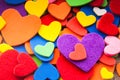 Colorful hearts