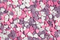 Colorful hearts background Royalty Free Stock Photo