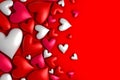 Colorful hearts background Royalty Free Stock Photo