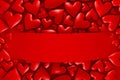 Colorful Hearts Background