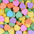 Colorful Hearts background. Sweetheart Candy Royalty Free Stock Photo