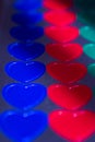 Colorful hearts Royalty Free Stock Photo