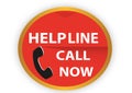 COLORFUL HELP LINE CALL NOW ICON WEB BUTTON