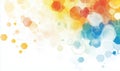 Colorful hexagonal pattern with gradient hues and soft shapes