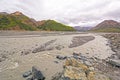 Colorful Hills Cut by a Wilderness River