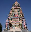 Colorful hindu temple, statue, gods , tower