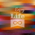 Colorful Hipster blurred background