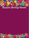 Colorful Hispanic Heritage Month Poster Template