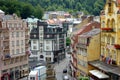 Historic Houses, Karlovy Vari, Czech Republic Royalty Free Stock Photo